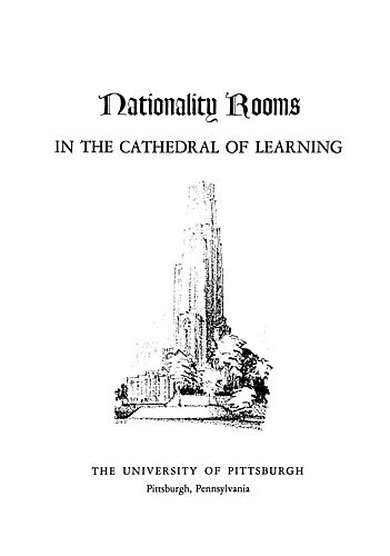 Nationality rooms in the Cathedral of learning