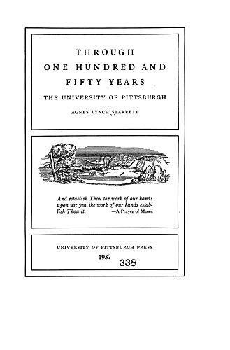 Through one hundred and fifty years: the University of Pittsburgh