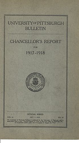 Chancellor's report for