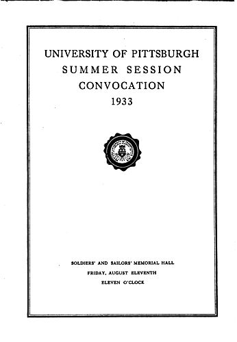 Commencement (University of Pittsburgh)