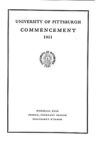 Commencement (University of Pittsburgh)