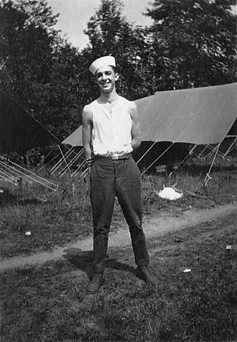 Portrait with sailor cap