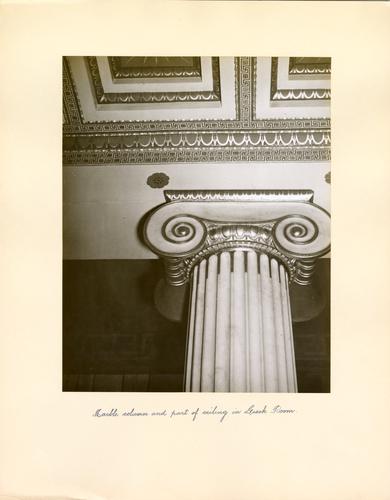 Marble Column in the Greek Classroom in the Cathedral of Learning