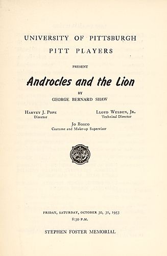 Androcles and the Lion