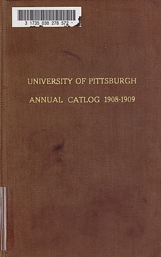 catalogue of the officers and students of the Western University of Pennsylvania for the year ending