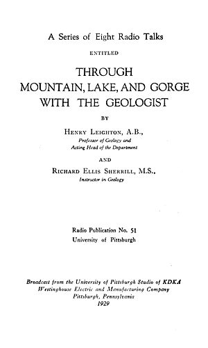 Through mountain, lake, and gorge with the geologist