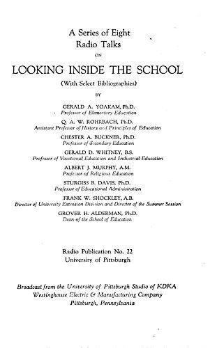 Looking inside the school (with select bibliographies)