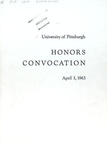Honors convocation