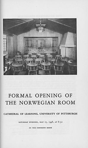 Dedication ceremony for the Norwegian Room