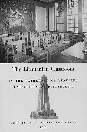 Lithuanian classroom in the Cathedral of Learning, University of Pittsburgh