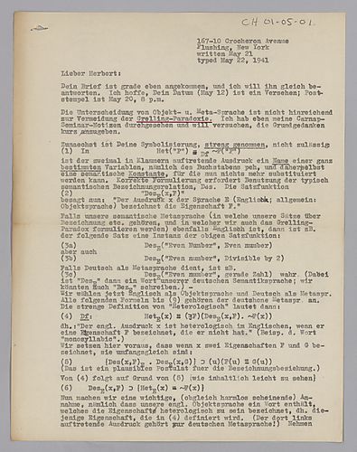 Seminar Notes Carnap: Research Seminar & Semantik [sic] Meeting,