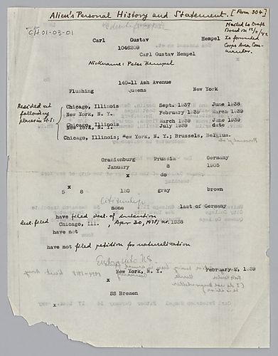 Immigration Documents,