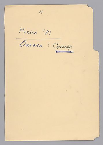 Il Simposio Internacional de Filosofia, Oaxaca, Mexico: Correspondence & Ms. of Papers Read,