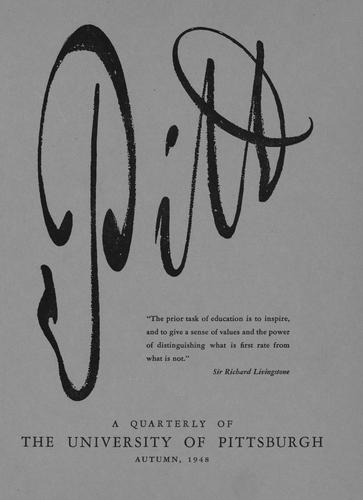 Pitt (Pittsburgh, Pa. : 1939)