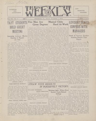 Pitt weekly