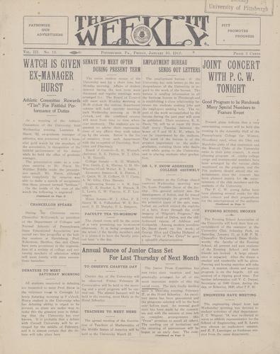 Pitt weekly