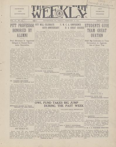 Pitt weekly