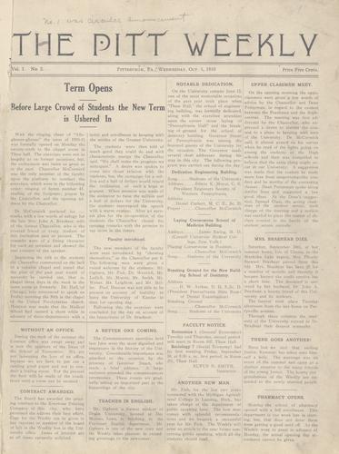 Pitt weekly