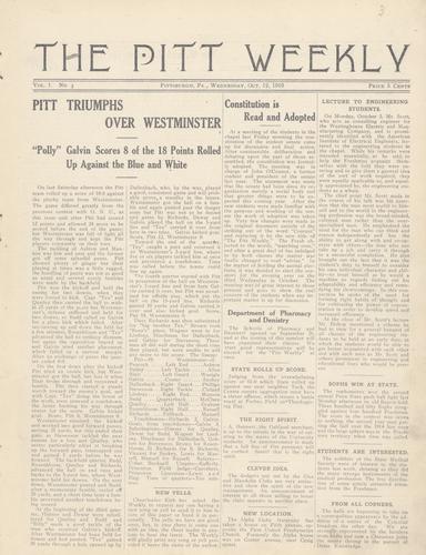 Pitt weekly