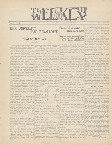 Pitt weekly