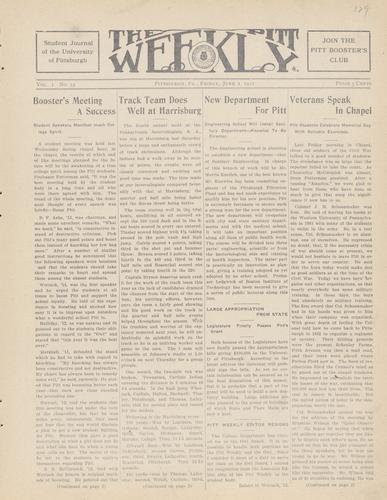 Pitt weekly