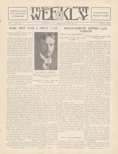 Pitt weekly