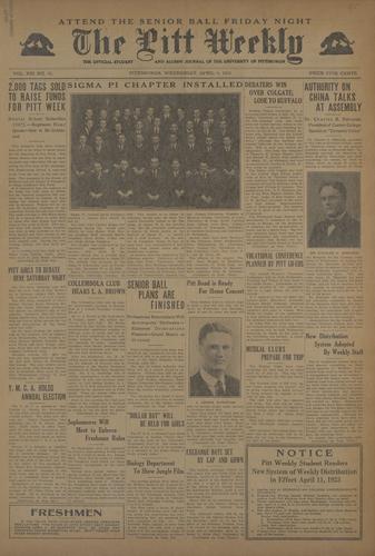 Pitt weekly