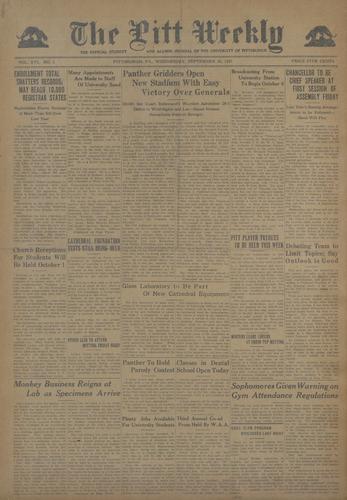 Pitt weekly