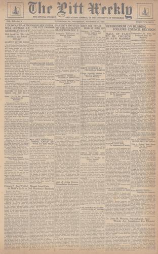 Pitt weekly