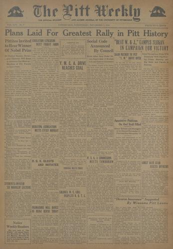 Pitt weekly