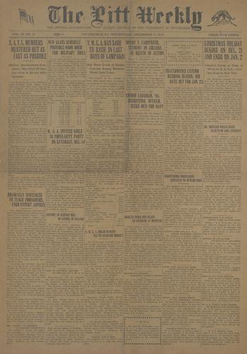 Pitt weekly