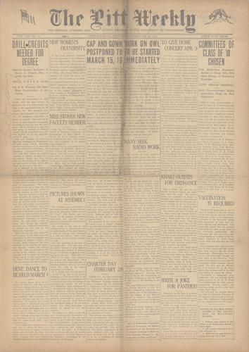Pitt weekly