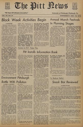 Pitt news