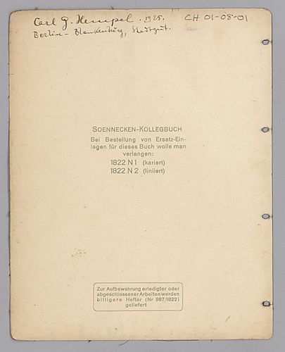 Seminar Notes Carnap: Analytic Method in Philosophy (Course 331)