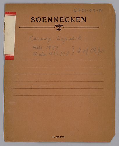 Seminar Notes Carnap: Logistik