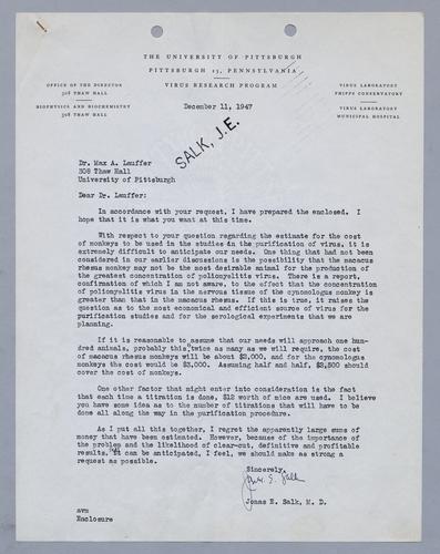 Jonas Salk to Max Lauffer