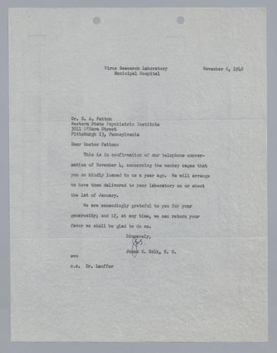 Jonas Salk to R.A. Patton