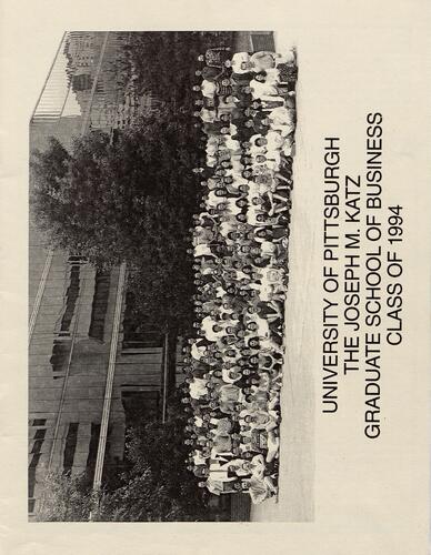 Joseph M. Katz Graduate School of Business Yearbook