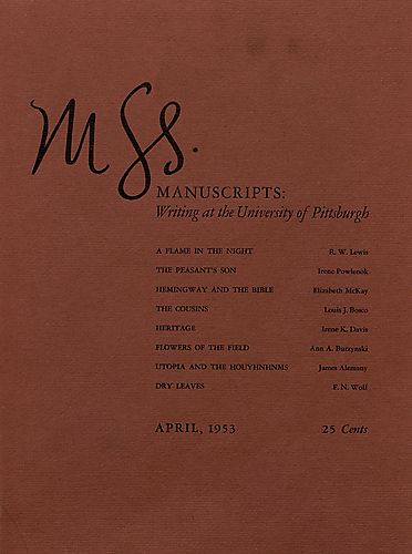 MSS, Manuscripts
