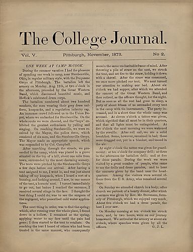 College journal