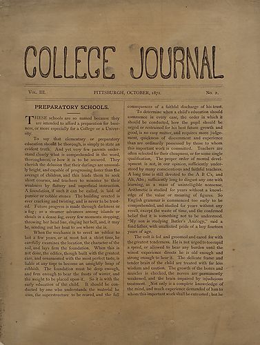 College journal