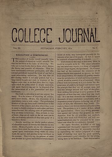 College journal