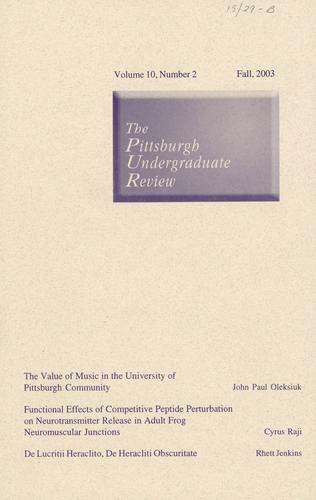Pittsburgh undergrad. rev