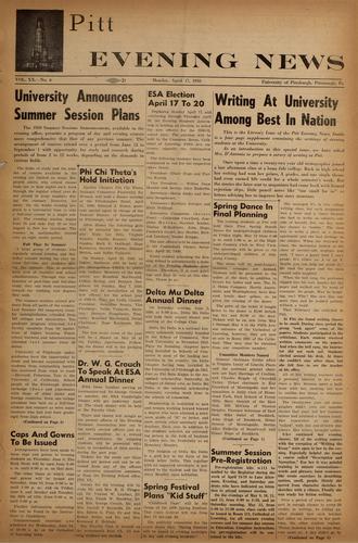 Pitt evening news