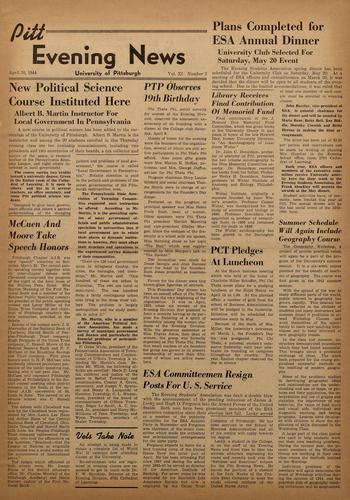 Pitt evening news