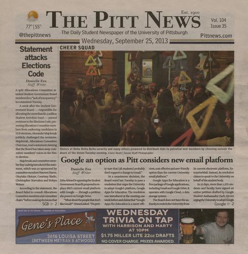 Pitt news