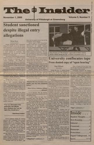 University of Pittsburgh at Greensburg insider