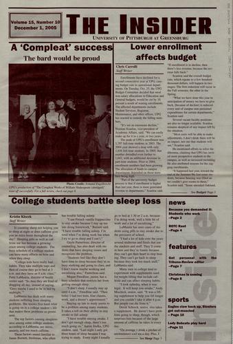 University of Pittsburgh at Greensburg insider