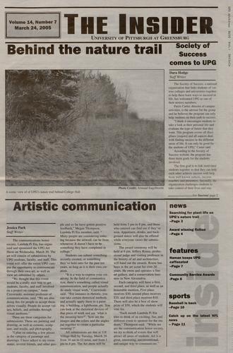 University of Pittsburgh at Greensburg insider