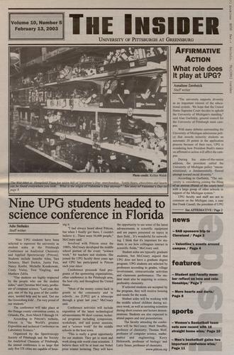 University of Pittsburgh at Greensburg insider